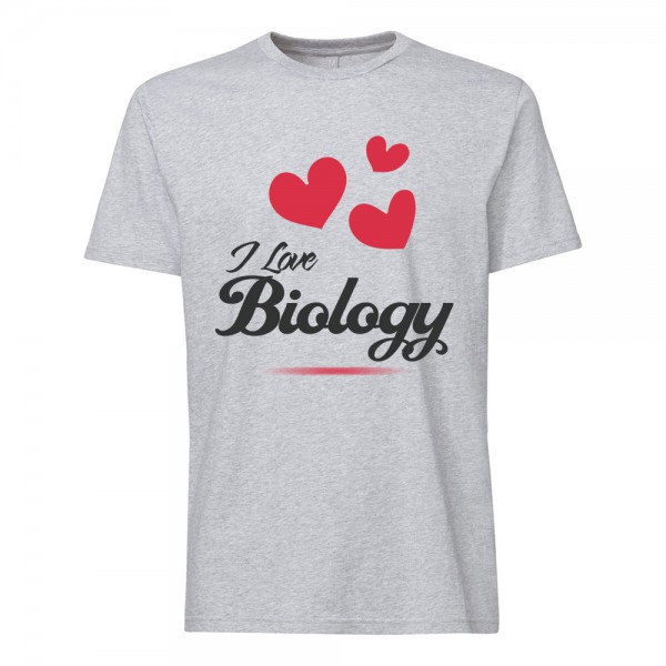 تی شرت  طرح بیولوژی = عشق 