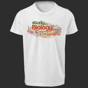 تی شرت طرح Biological Words -2