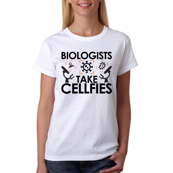 تی شرت طرح Biologists Take Cellfies