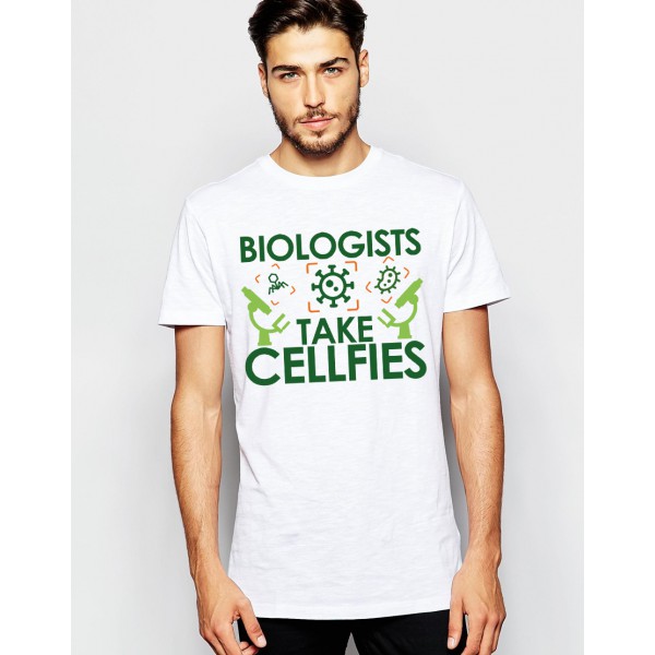 تی شرت طرح Biologists Take Cellfies