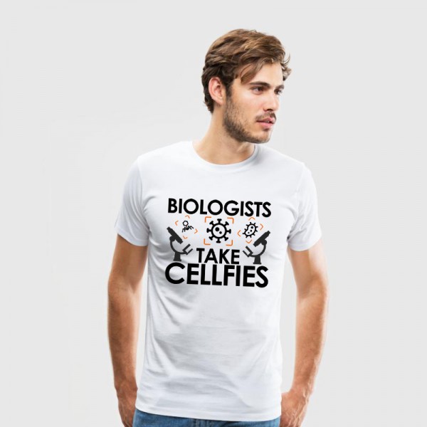 تی شرت طرح Biologists Take Cellfies