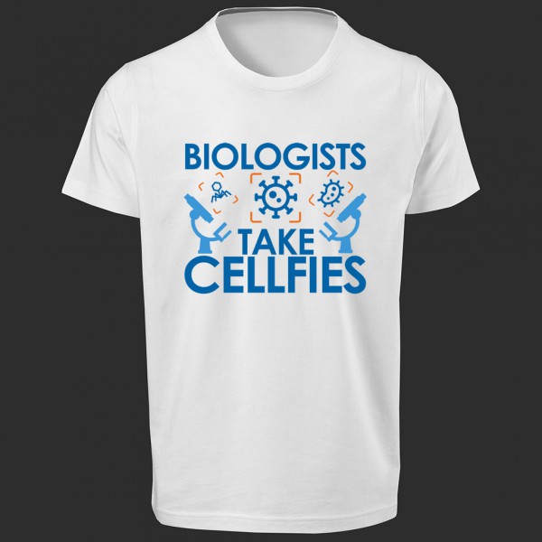 تی شرت طرح Biologists Take Cellfies