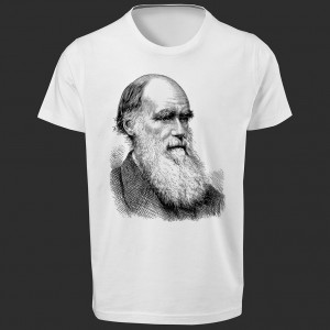 تی شرت  طرح چارلز داروین -2