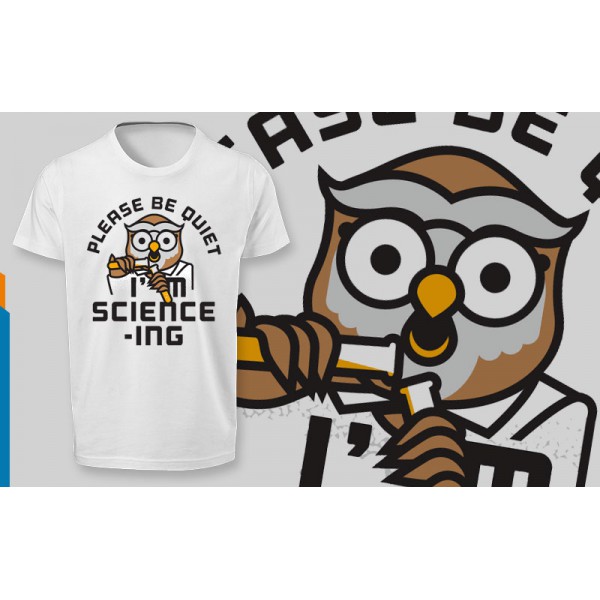 تی شرت طرح I'm Science-ing 