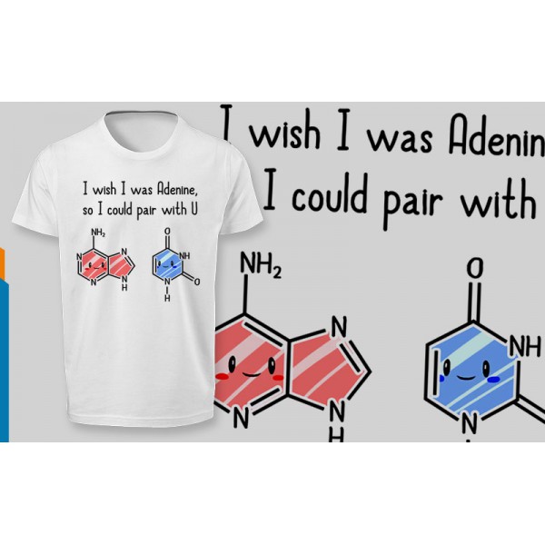 تی شرت طرح I Wish I Was Adenine
