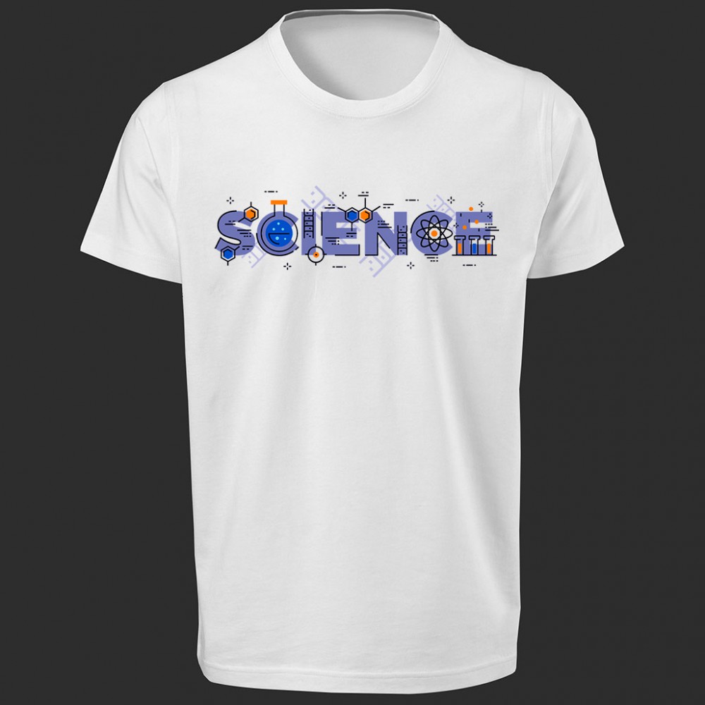 تی شرت  طرح Science -1