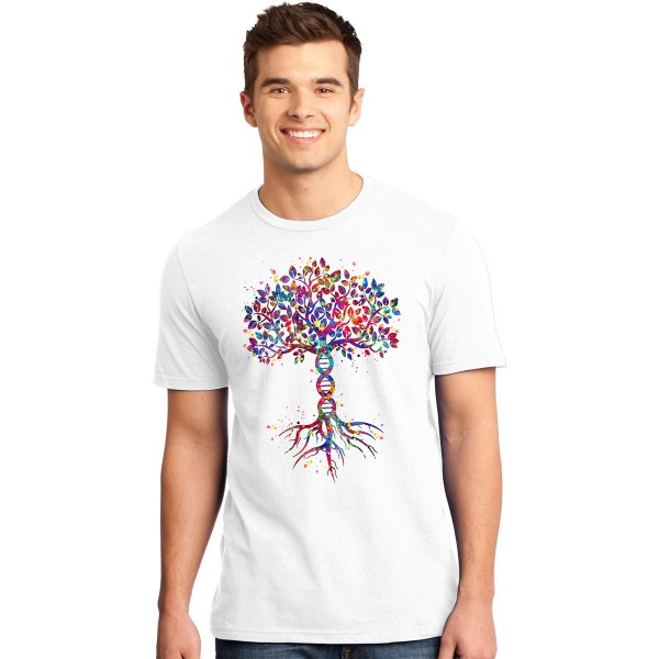 تی شرت زیست شناسی طرح درخت زندگی -2
