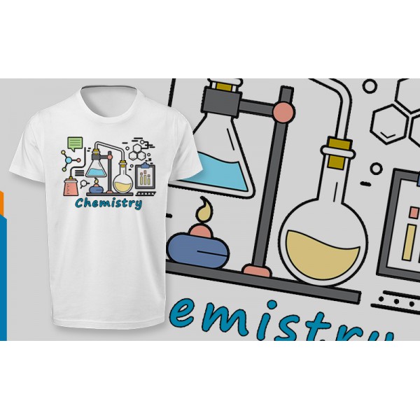 تی شرت طرح Chemistry -1