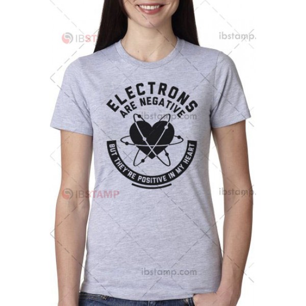 تی شرت طرح Electrons are Negative