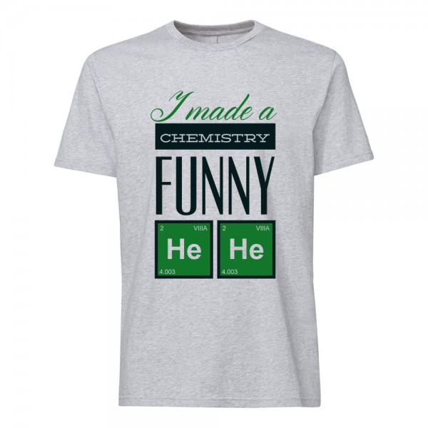 تی شرت  طرح Funny Chemistry