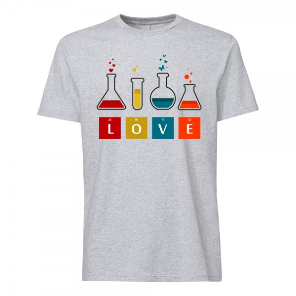 تی شرت  طرح Love Chemistry -2 