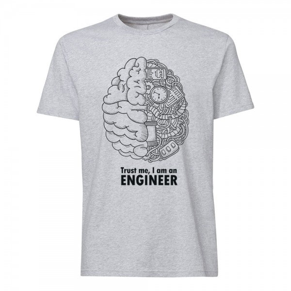تی شرت  طرح Mechanical Brain 