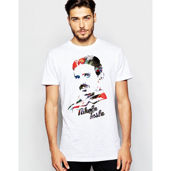 تی شرت  طرح Nikola Tesla