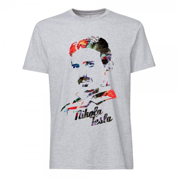 تی شرت  طرح Nikola Tesla 
