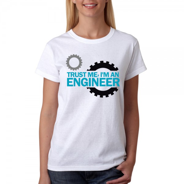 تی شرت  طرح Trust me, I am an Engineer -2