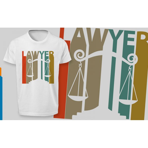 تی شرت طرح وکیل -1