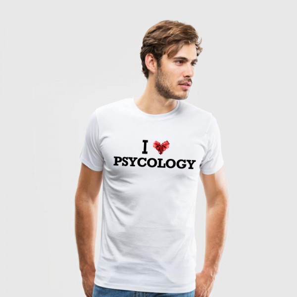 تی شرت طرح I Love Psycology -1