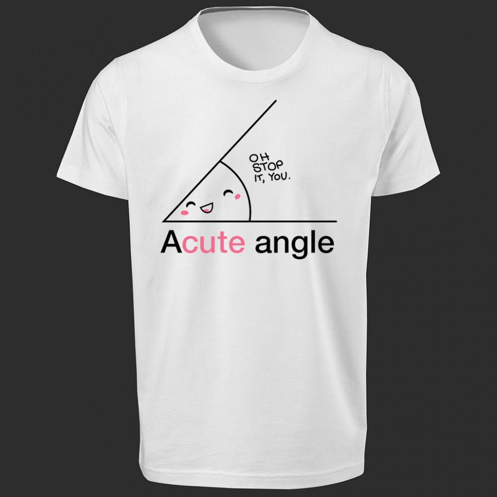 تی شرت طرح Acute Angle