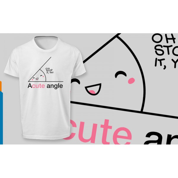 تی شرت طرح Acute Angle