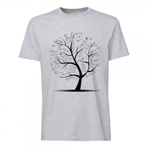 تی شرت  طرح درخت ریاضیات 