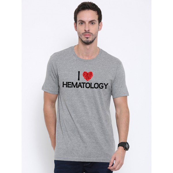 تی شرت  طرح I Love Hematology -1