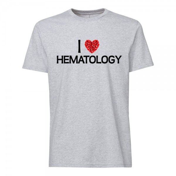 تی شرت  طرح I Love Hematology -1