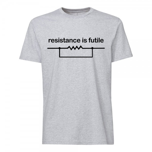 تی شرت  طرح Resistance is Futile 