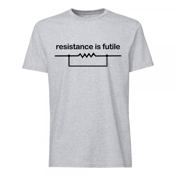 تی شرت  طرح Resistance is Futile