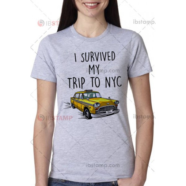 تی شرت طرح I Survived My Trip to NYC