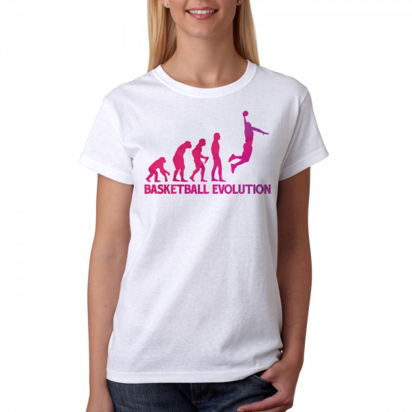 تی شرت طرح Basketball Evolution