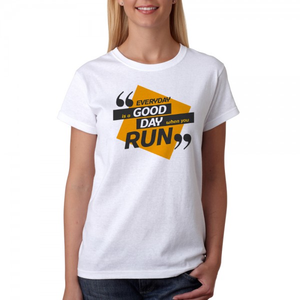تی شرت طرح Run -1 