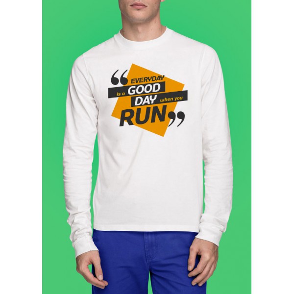 تی شرت طرح Run -1 