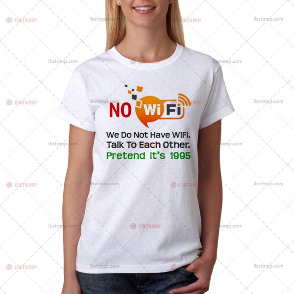 تی شرت طرح No WiFi
