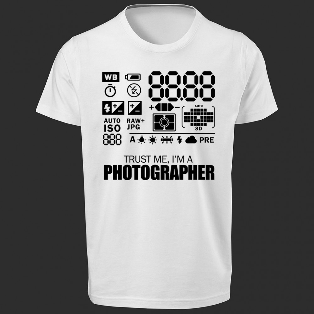 تی شرت طرح Trust me, I'm a Photographer -1