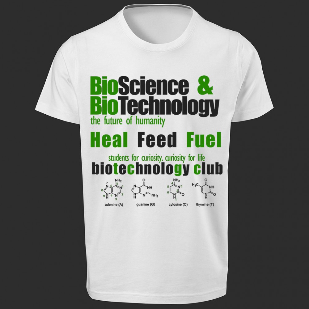 تی شرت طرح بیوتکنولوژی؛ آینده بشریت