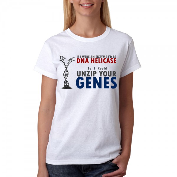 تی شرت طرح DNA Helicase