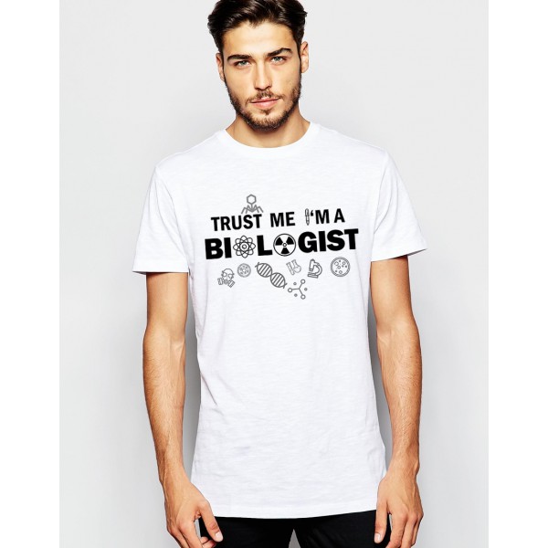 تی شرت طرح  Trust me, I'm a Biologist مدل IC