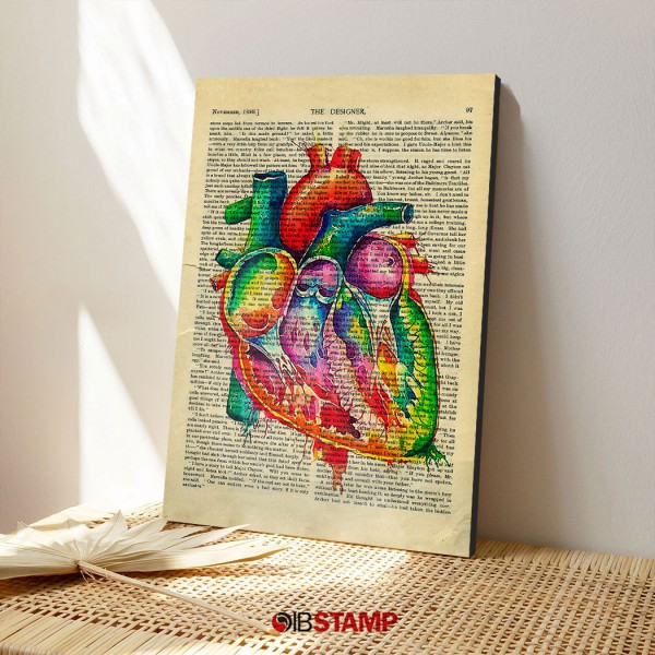 شاسی عکس آناتومی طرح قلب کد 18