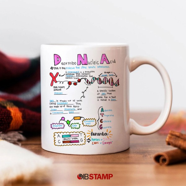 ماگ ژنتیک طرح ساختار DNA کد 416 
