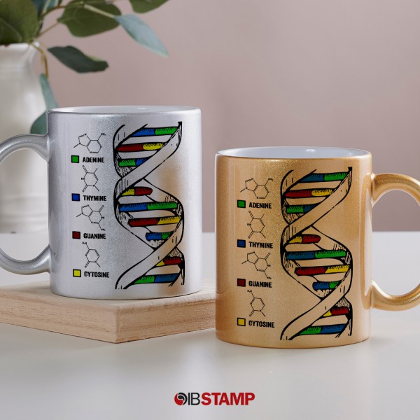 ماگ ژنتیک طرح DNA کد 744