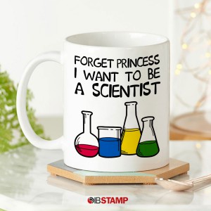 ماگ علمی طرح Forget Princess I Want to be a Scientist -1