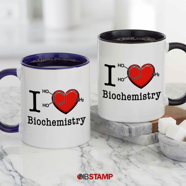 ماگ بیوشیمی طرح I Love Biochemistry