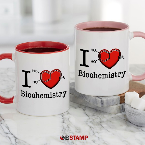 ماگ بیوشیمی طرح I Love Biochemistry