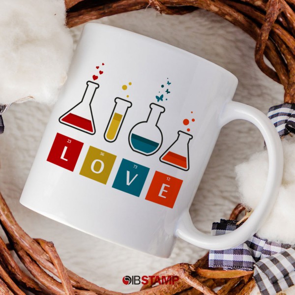 ماگ شیمی طرح Love Chemistry -2 