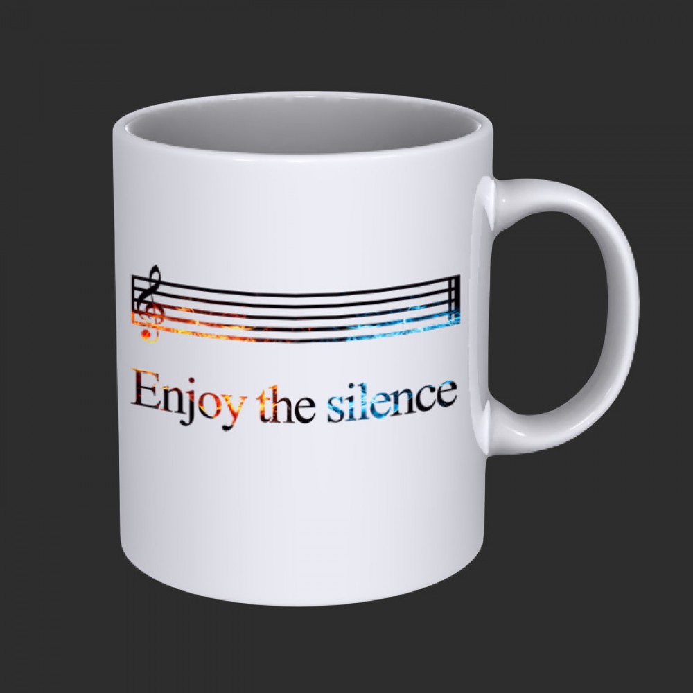 ماگ طرح از سکوت لذت ببر / Enjoy The Silence