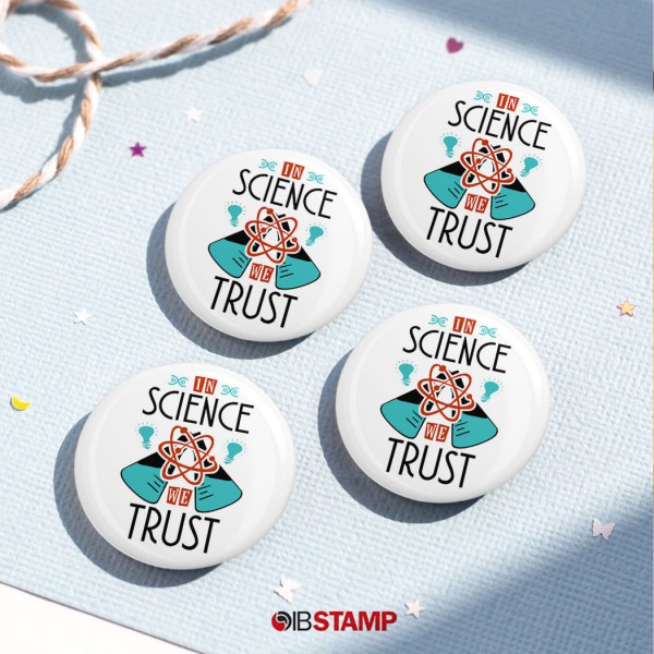 پیکسل علمی طرح In Science We Trust