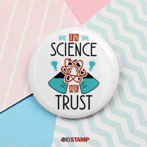 پیکسل علمی طرح In Science We Trust