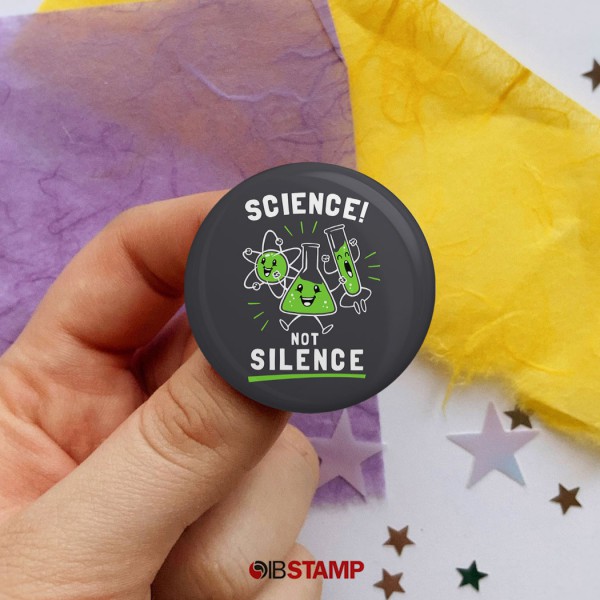 پیکسل علمی طرح Science Not Silence