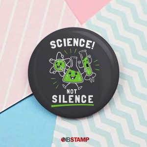 پیکسل علمی طرح Science Not Silence