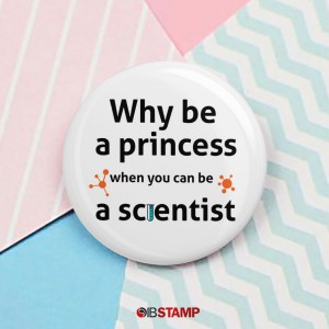 پیکسل علمی طرح Why be a Princess When You Can Be a Scientist